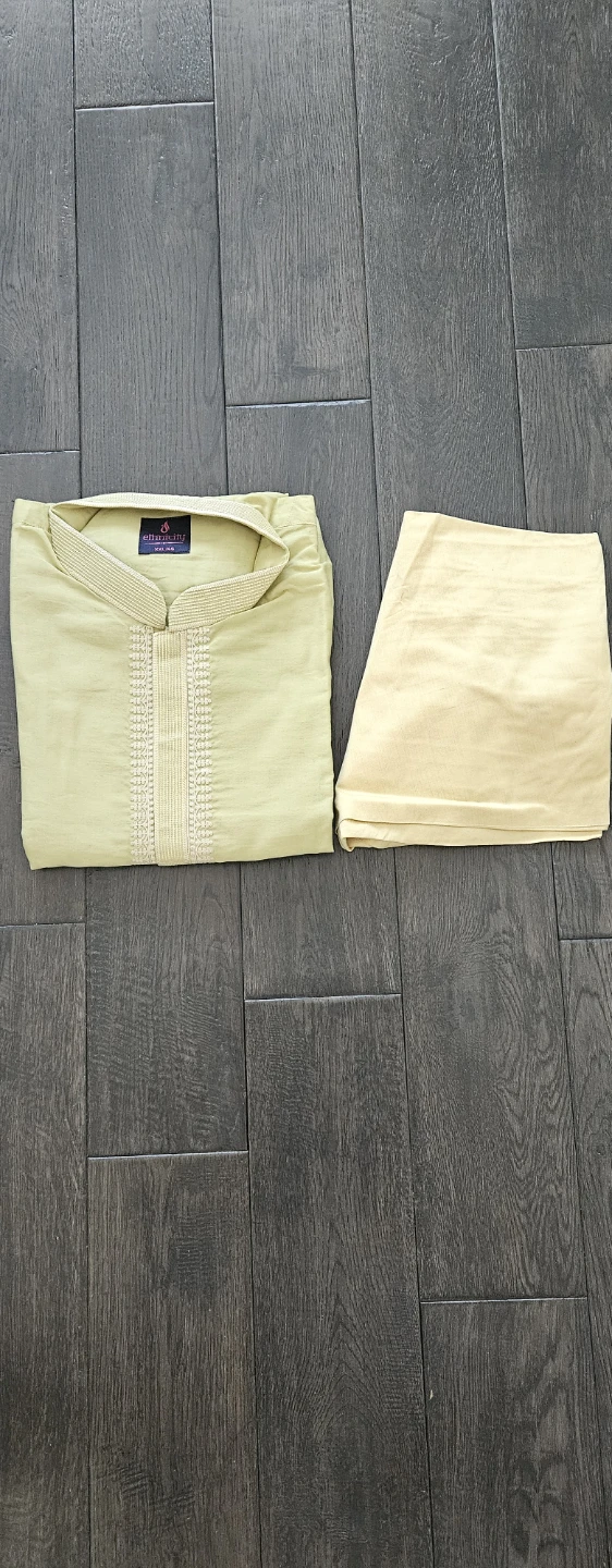 Kurta and Pants Set - Light Green, XXL - photo 3