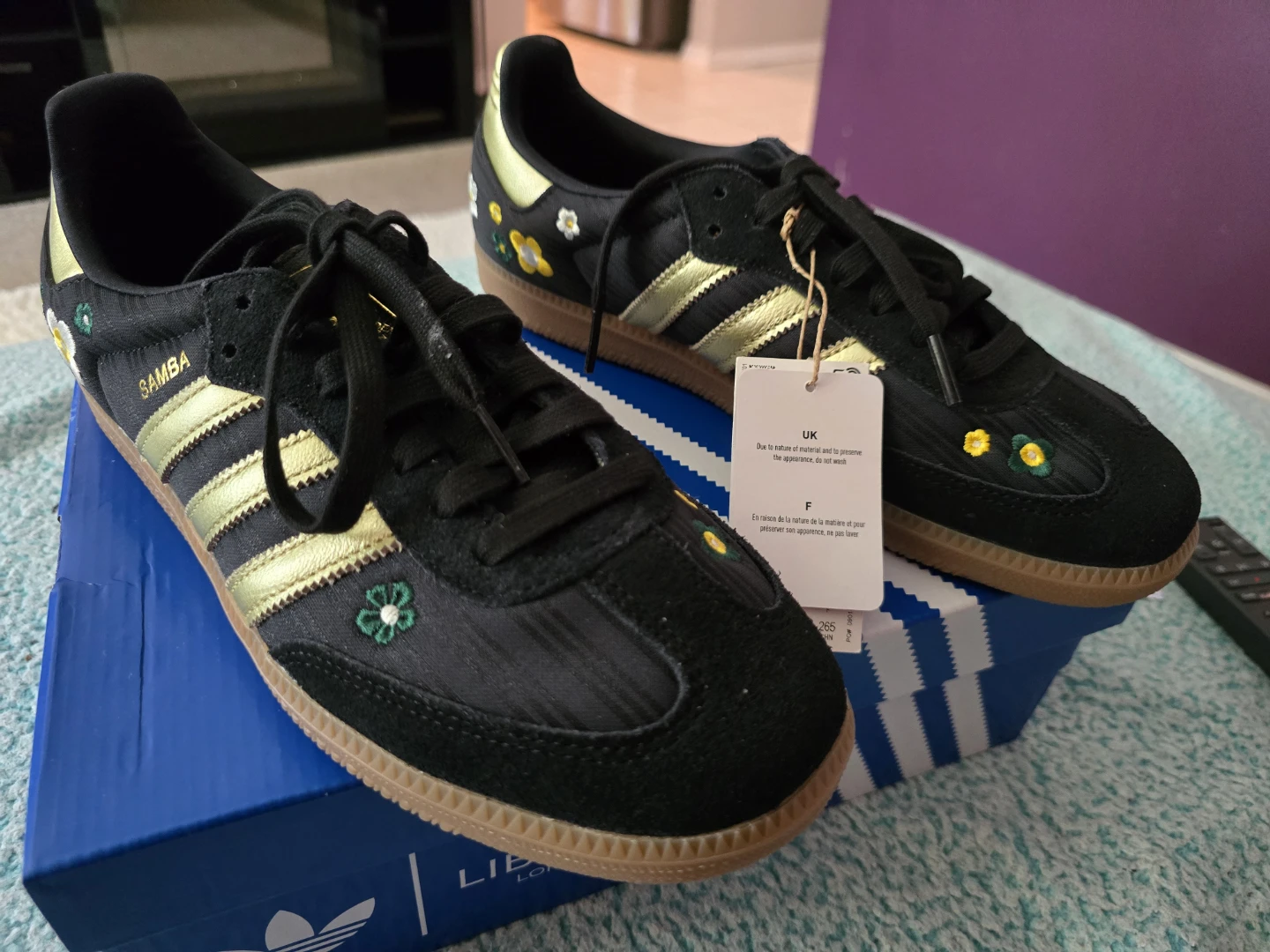 Adidas Samba x Liberty London Floral Sneakers size 10 - photo 2