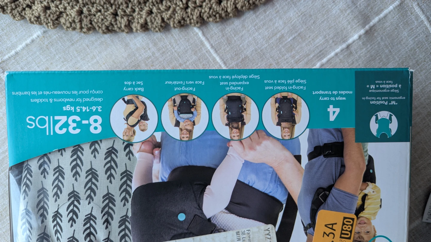 Infantino Flip Baby Carrier 4-32lbs (New in box) - photo 3