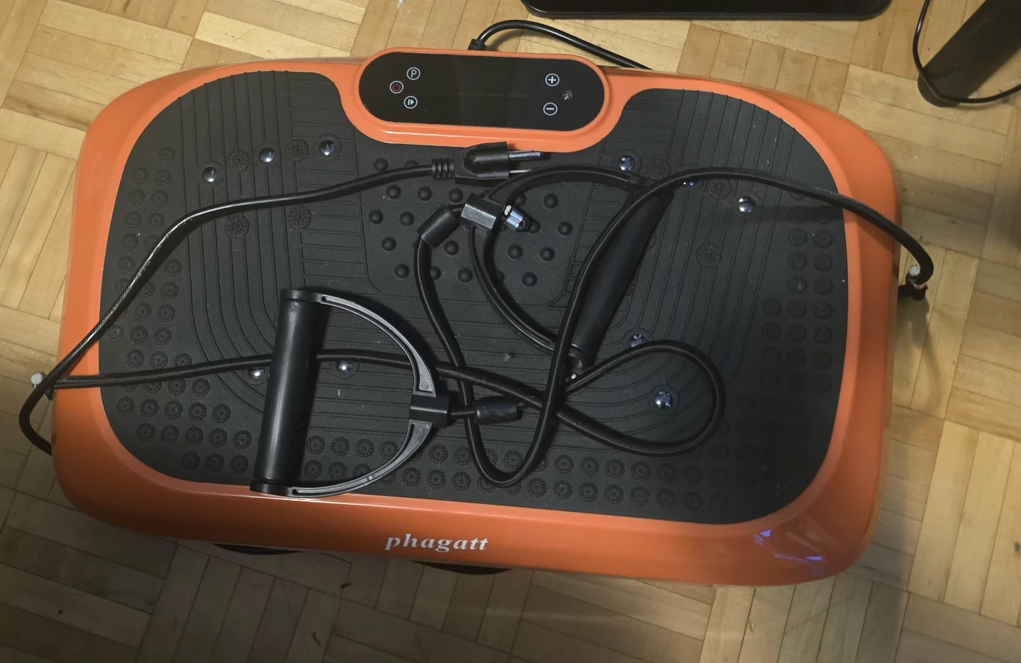 Phagatt Vibration Plate Machine with Resistance Bands
