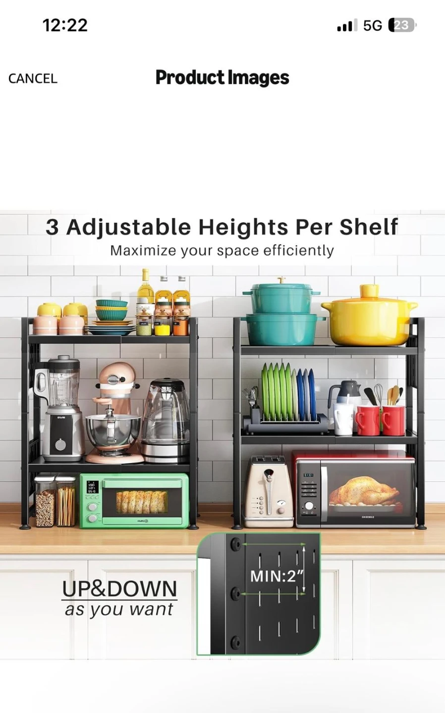 Multifunctional Microwave Oven Rack - photo 3