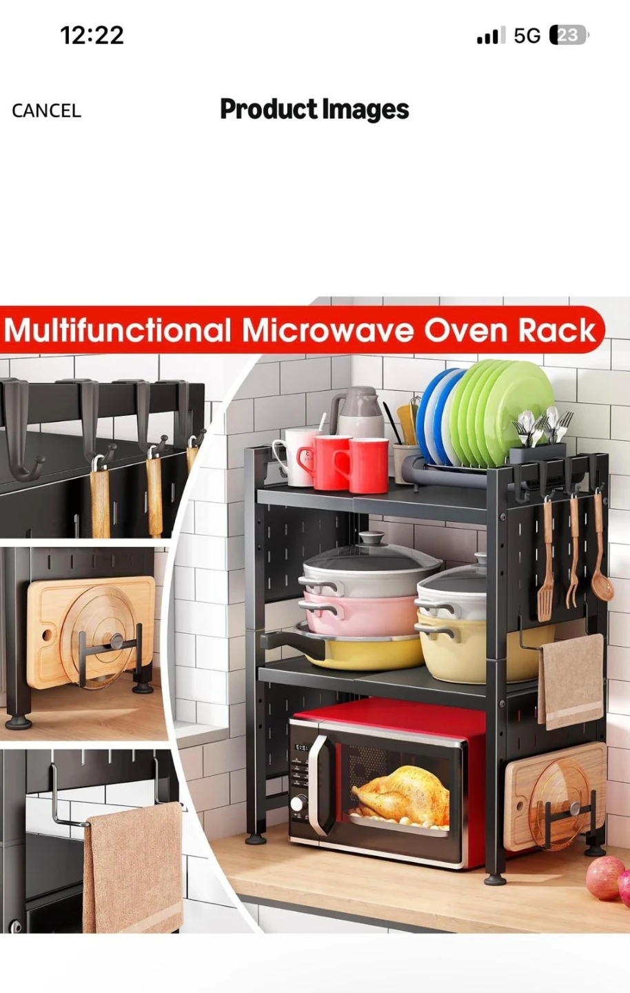 Multifunctional Microwave Oven Rack - photo 5