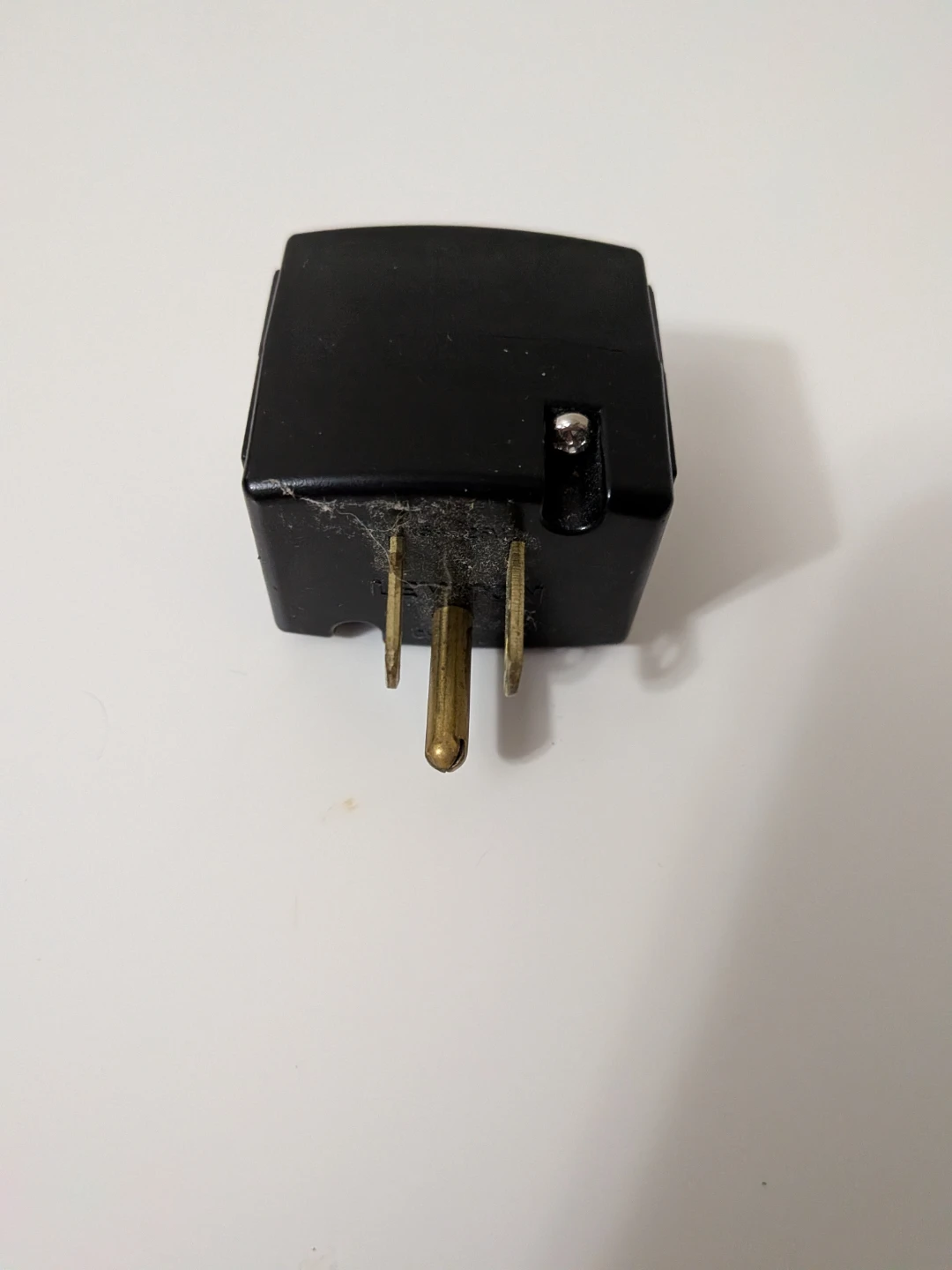 Black 3-Outlet Wall Tap Adapter - photo 2