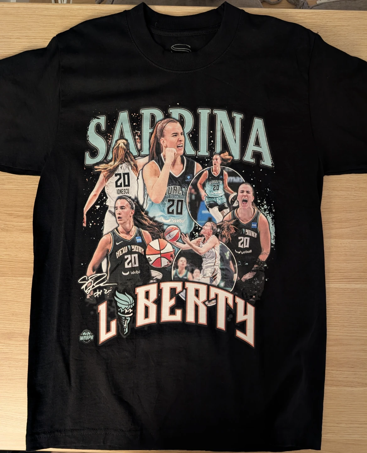 Sabrina Ionescu Liberty NY T-shirt