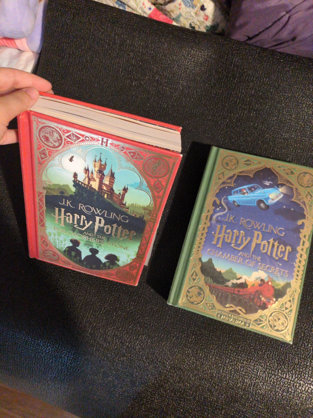 Harry Potter Pop-Up books by MinaLima books 1 and 2