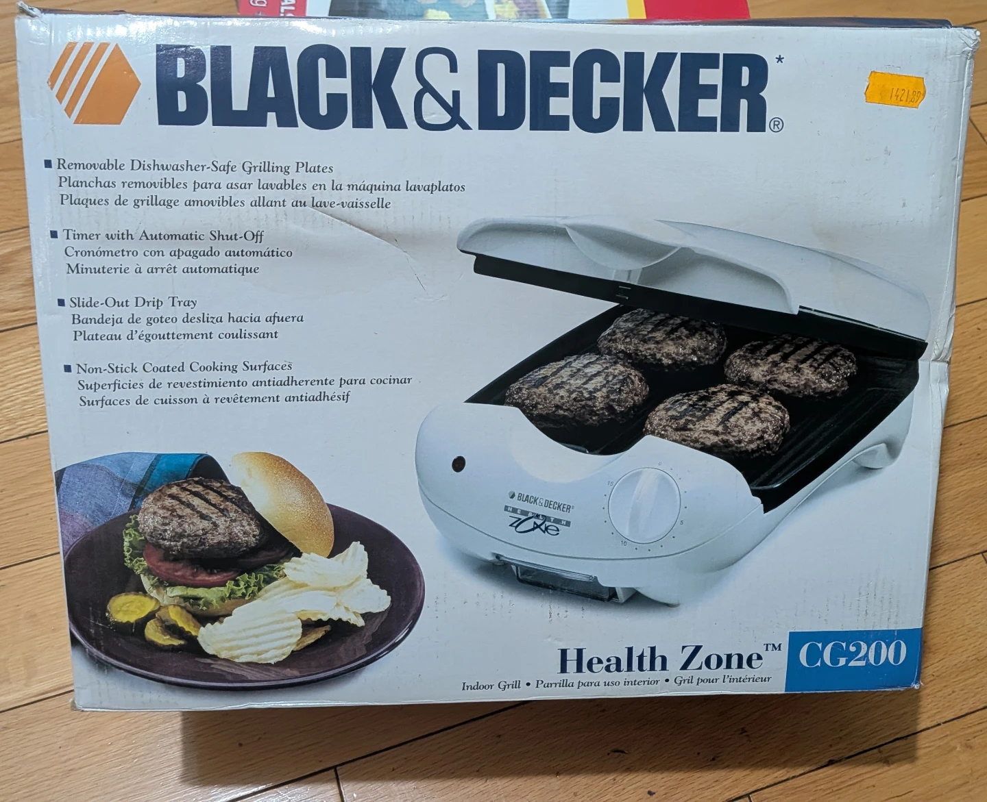 Black & Decker Health Zone Indoor Grill CG200