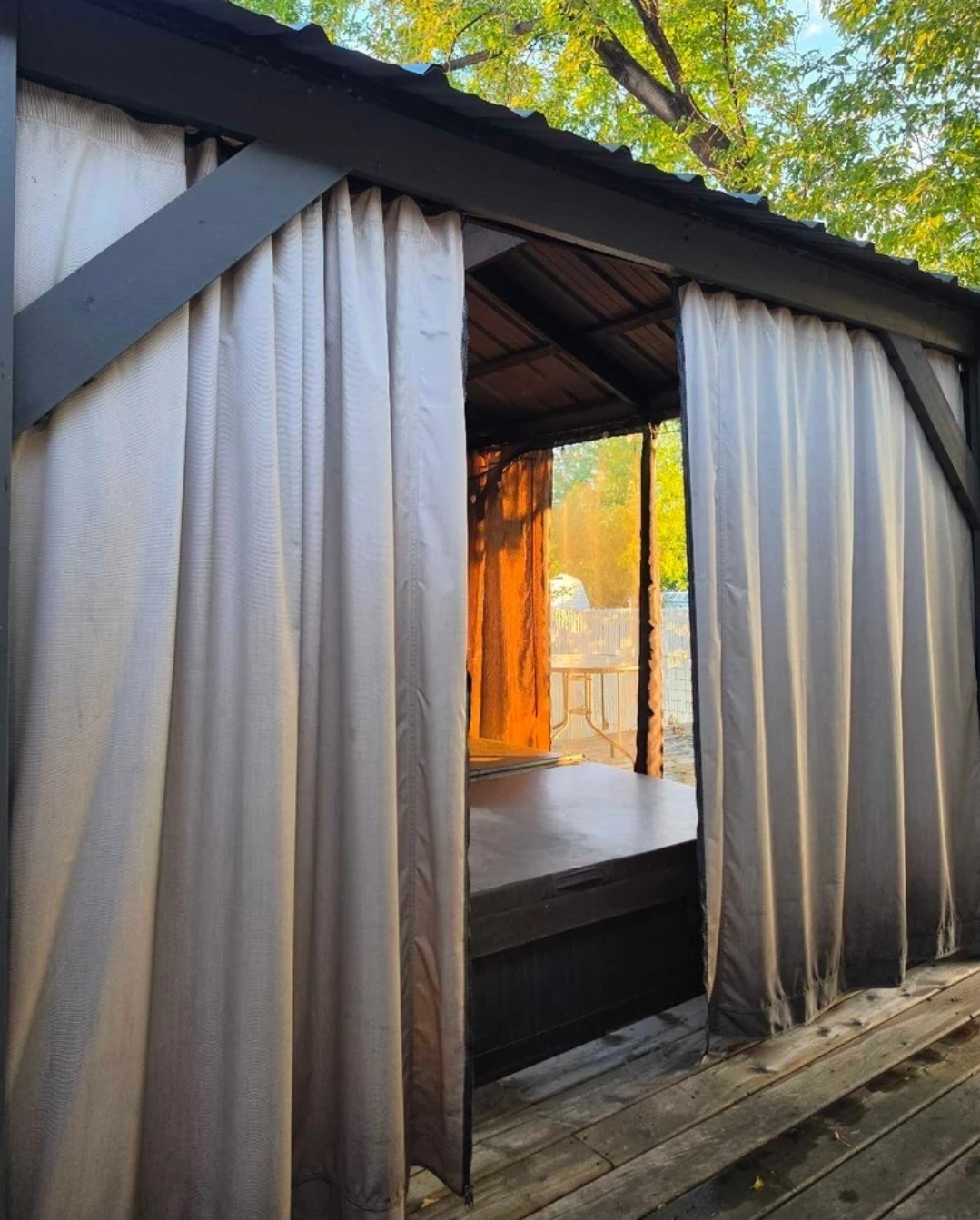 Gazebo with Hot Tub - photo 3