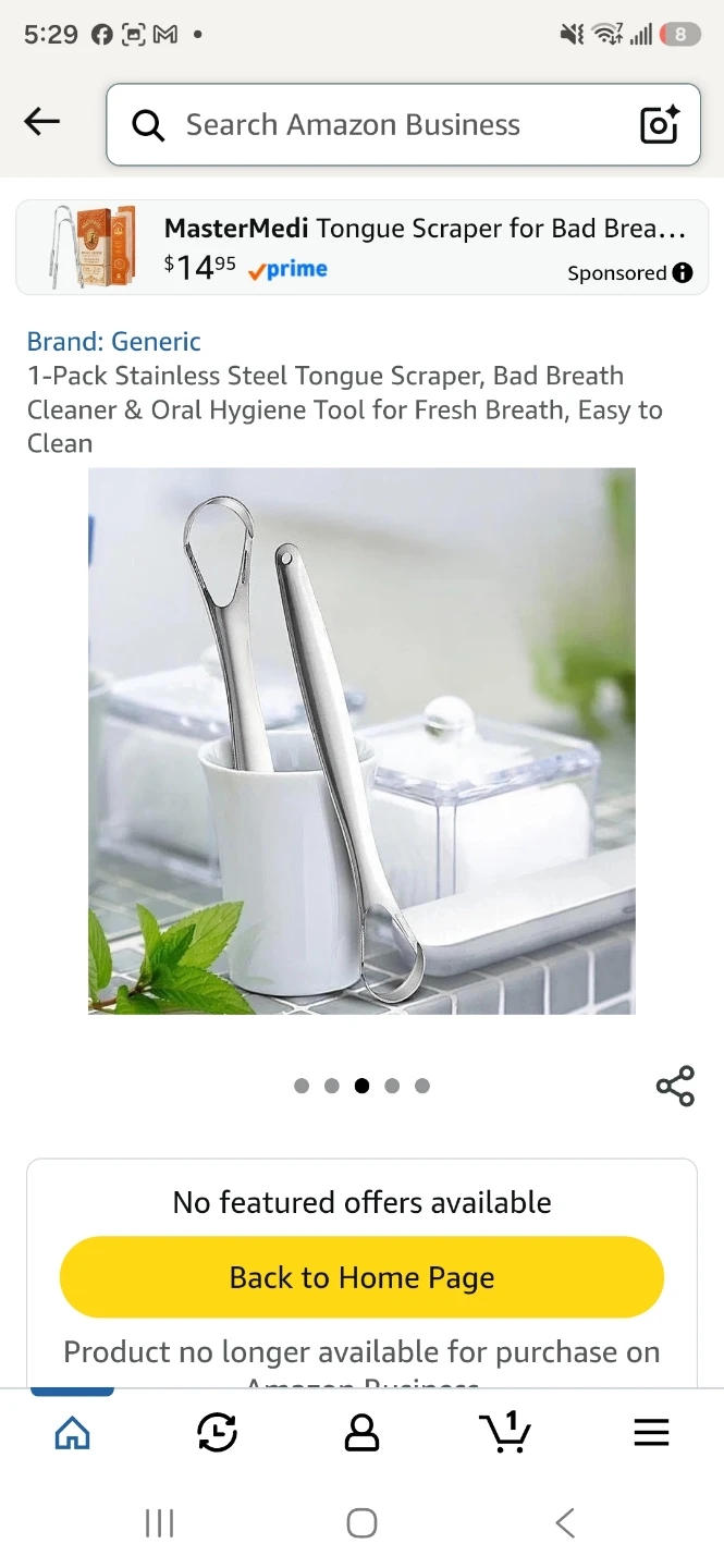 Steel Tongue Scraper