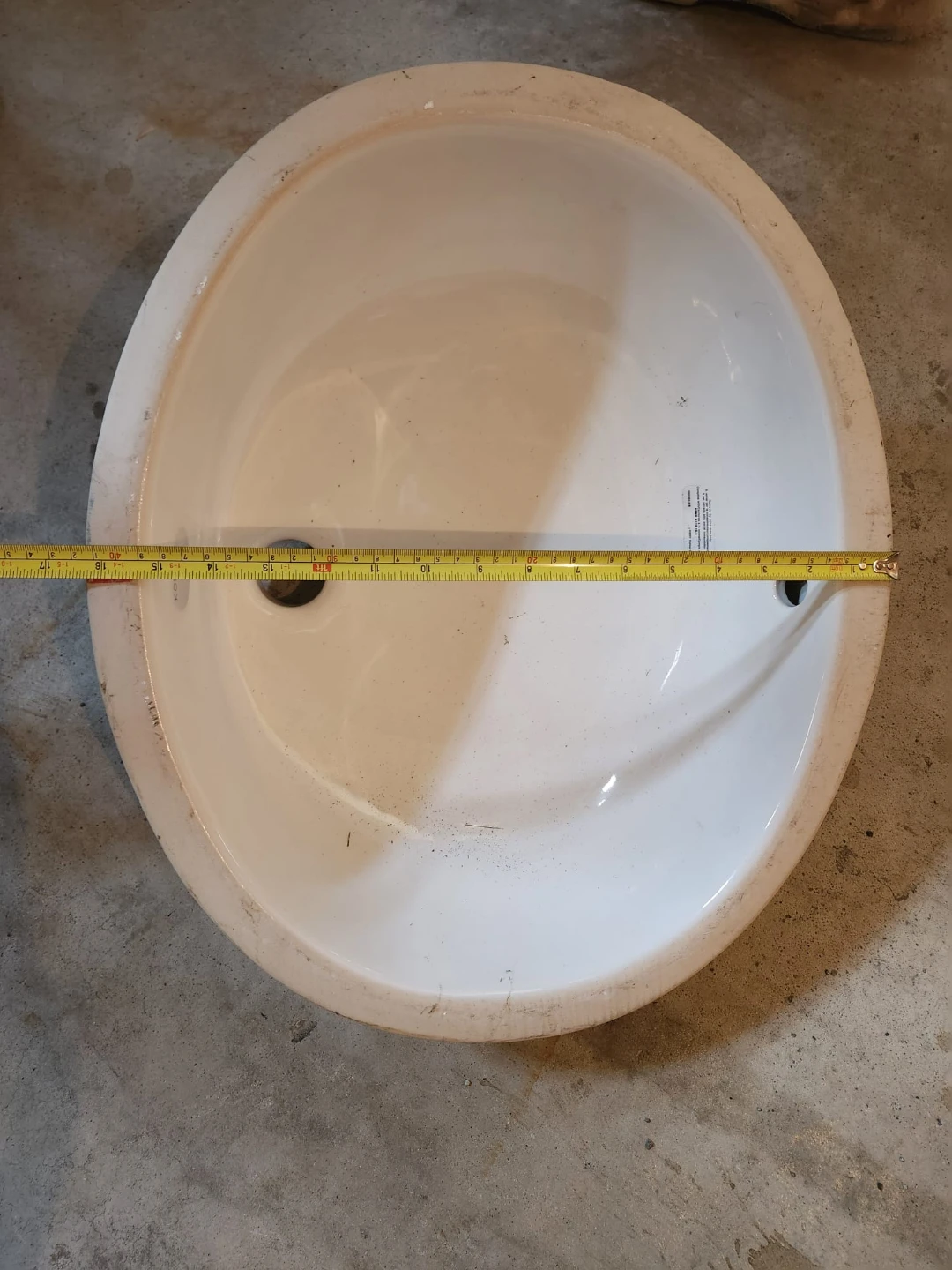 Kohler White Oval Sink - photo 2