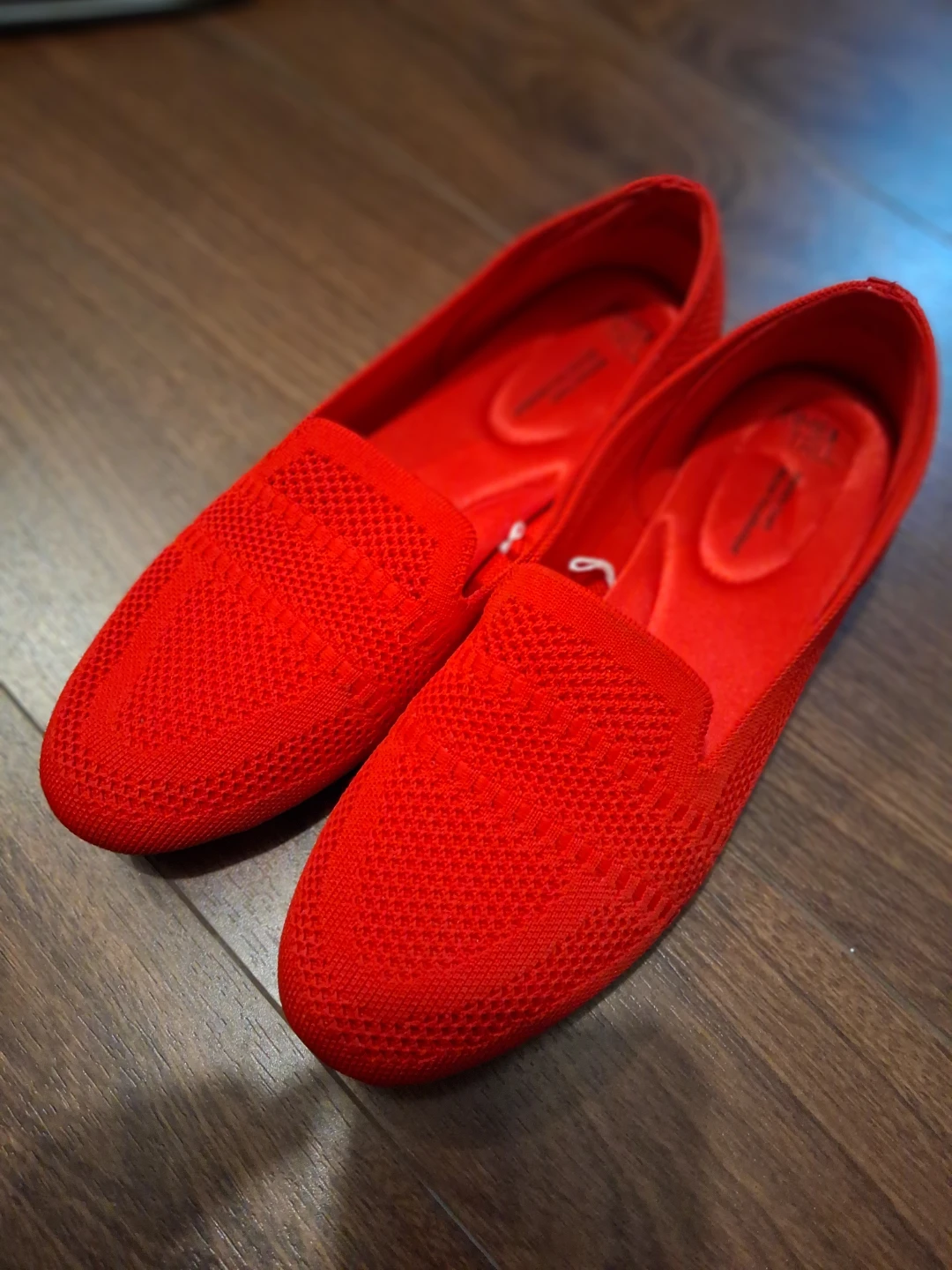 Time and Tru Women's Red Loafer Flats Size 9