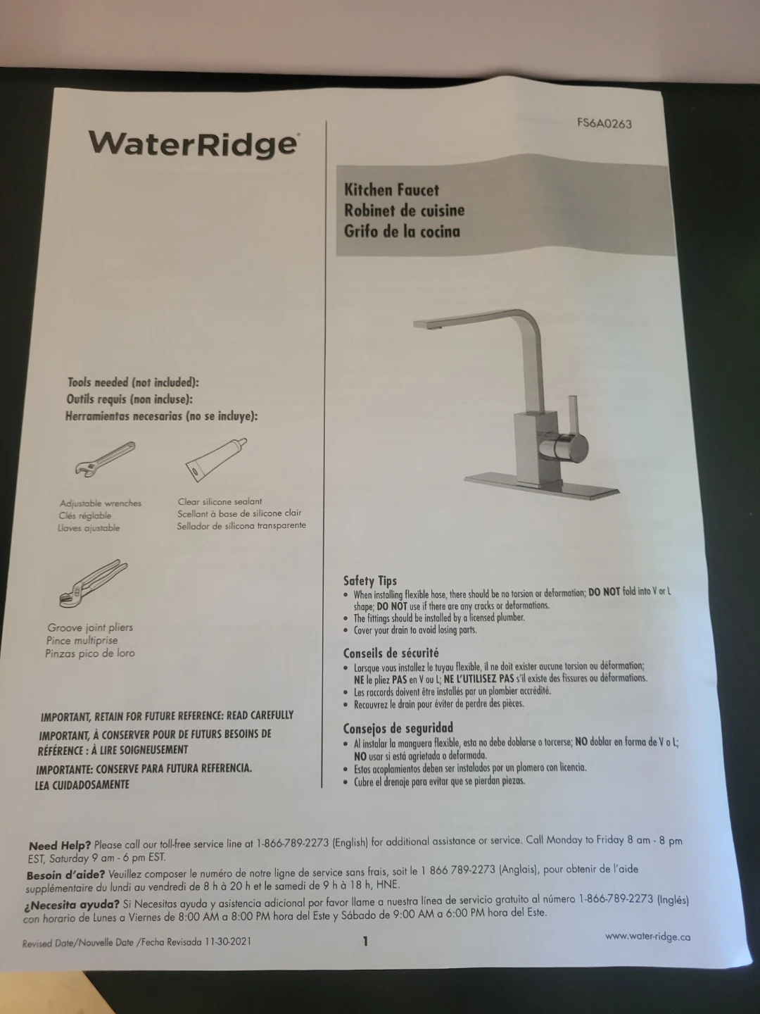 WaterRidge Montlake Brushed Nickel Kitchen Faucet - photo 2
