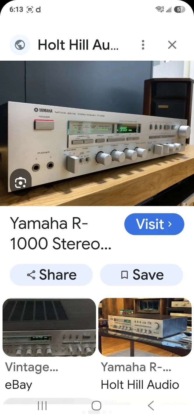 Yamaha Natural Sound Stereo Receiver R-1000 - photo 3