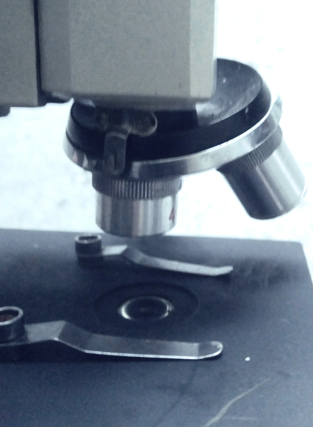 Microscope with 4x Objective Lens