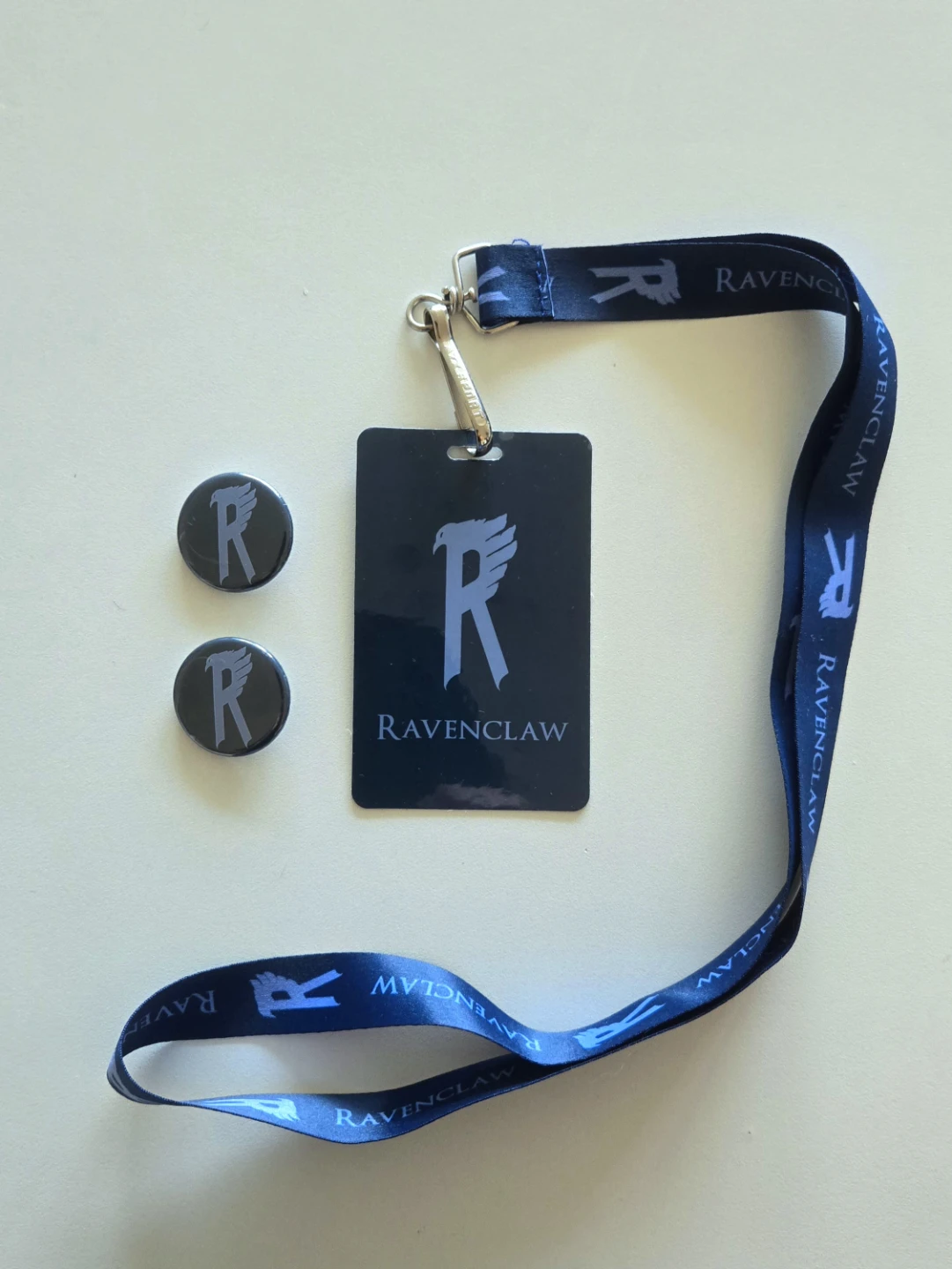 Ravenclaw Lanyard and Button set