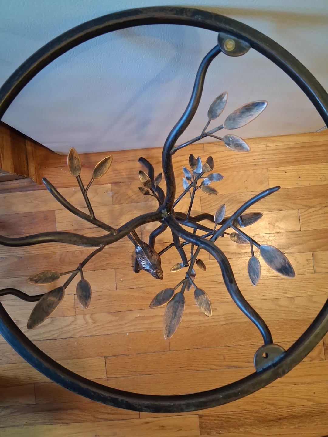 Pair of Metal Tree Accent Tables - photo 2