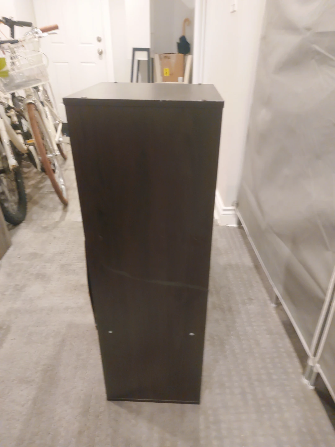 Dark Brown Storage Shelf Unit - photo 5
