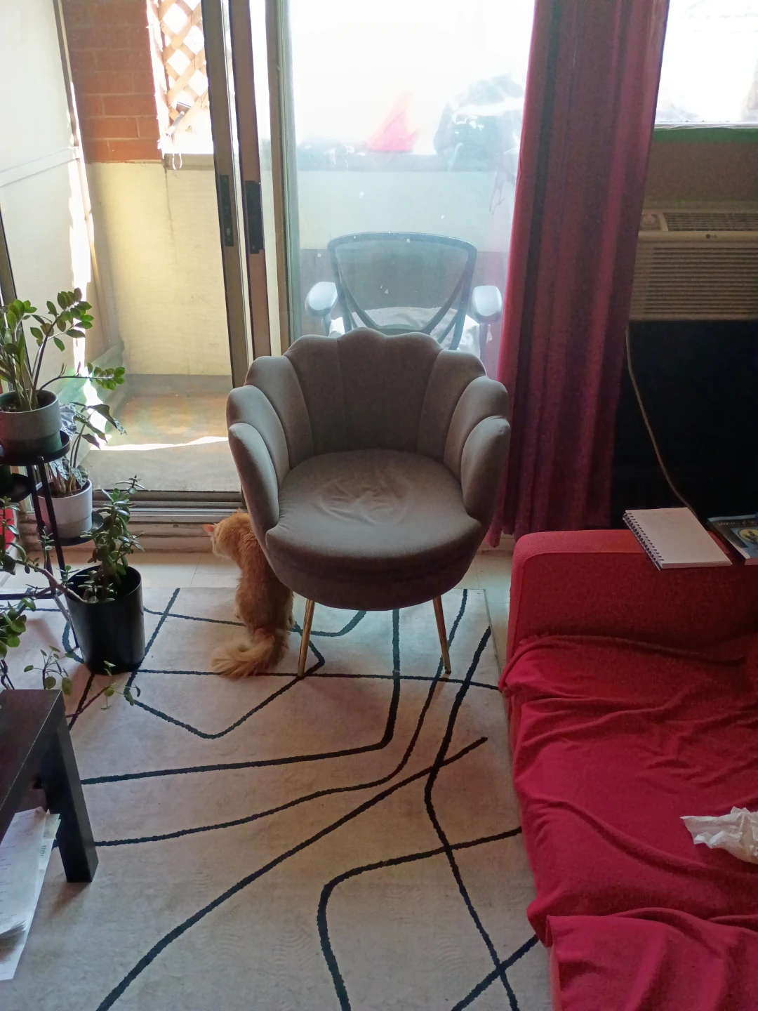 Velvet accent chair - photo 2