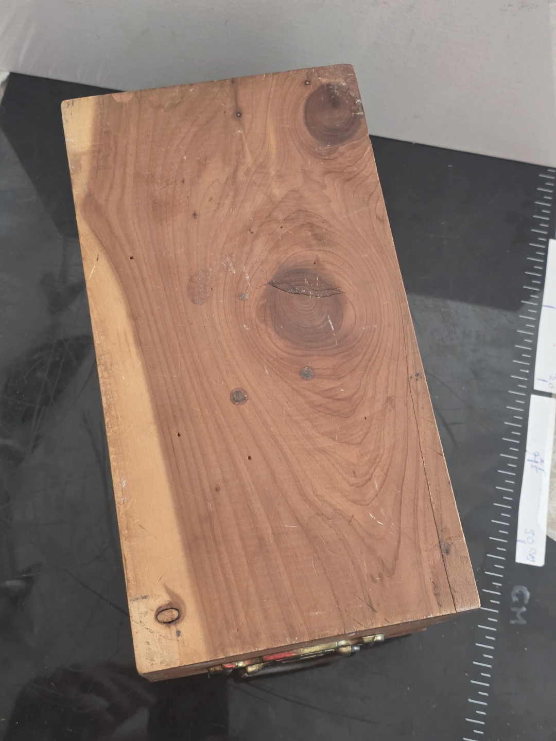 Wooden Trinket Box with Metal Accents - photo 5