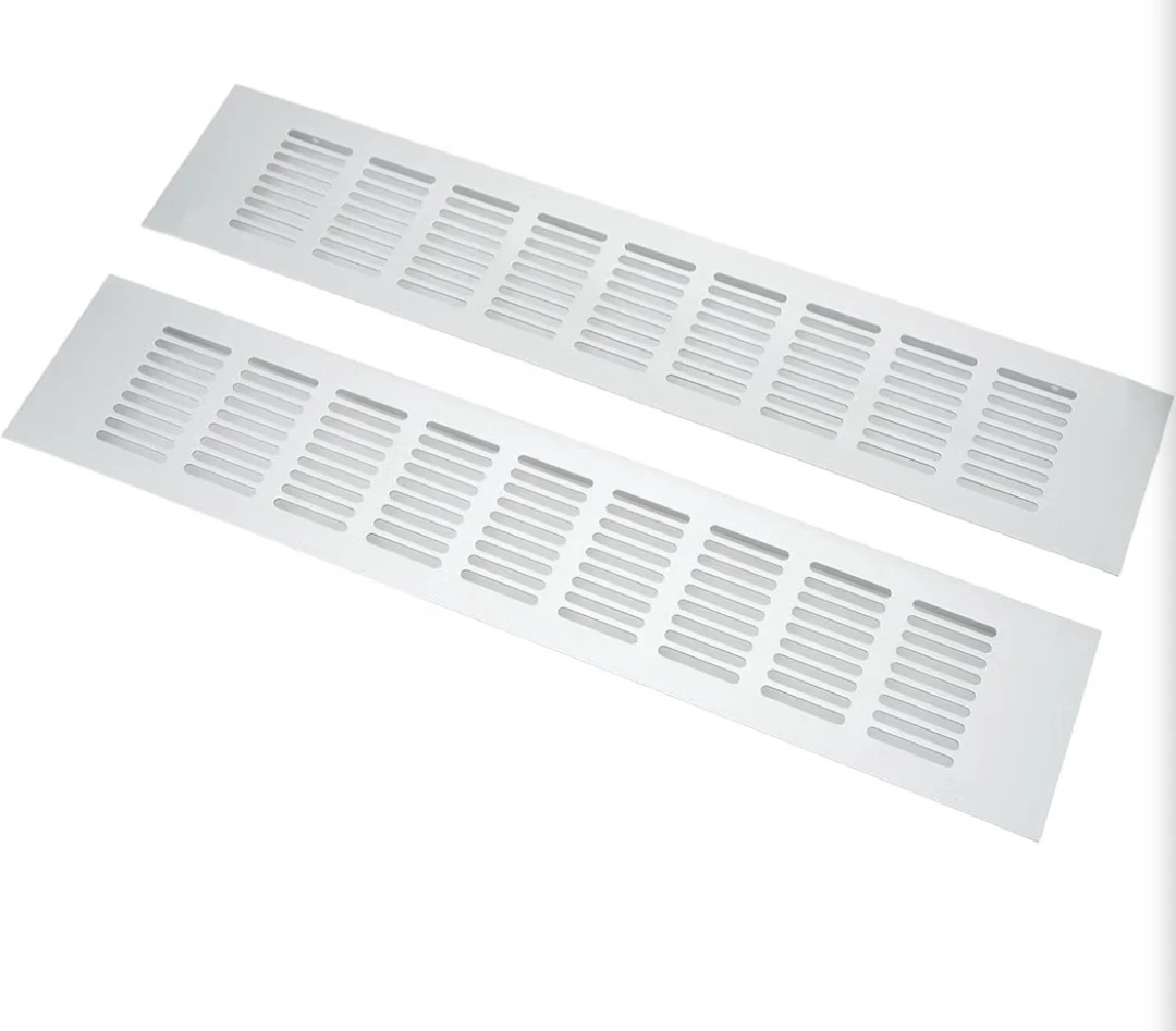 White Metal Air Vents Grille (Set of 2) - photo 2