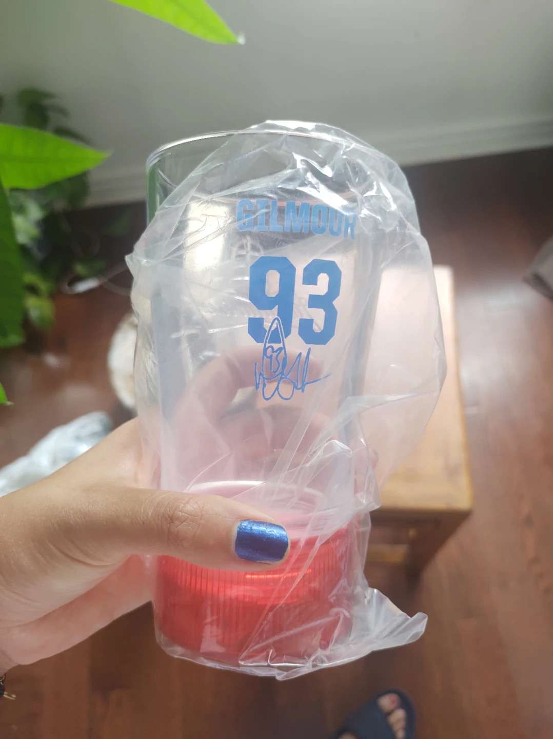 Budweiser Tumbler - "GILMOUR 93"