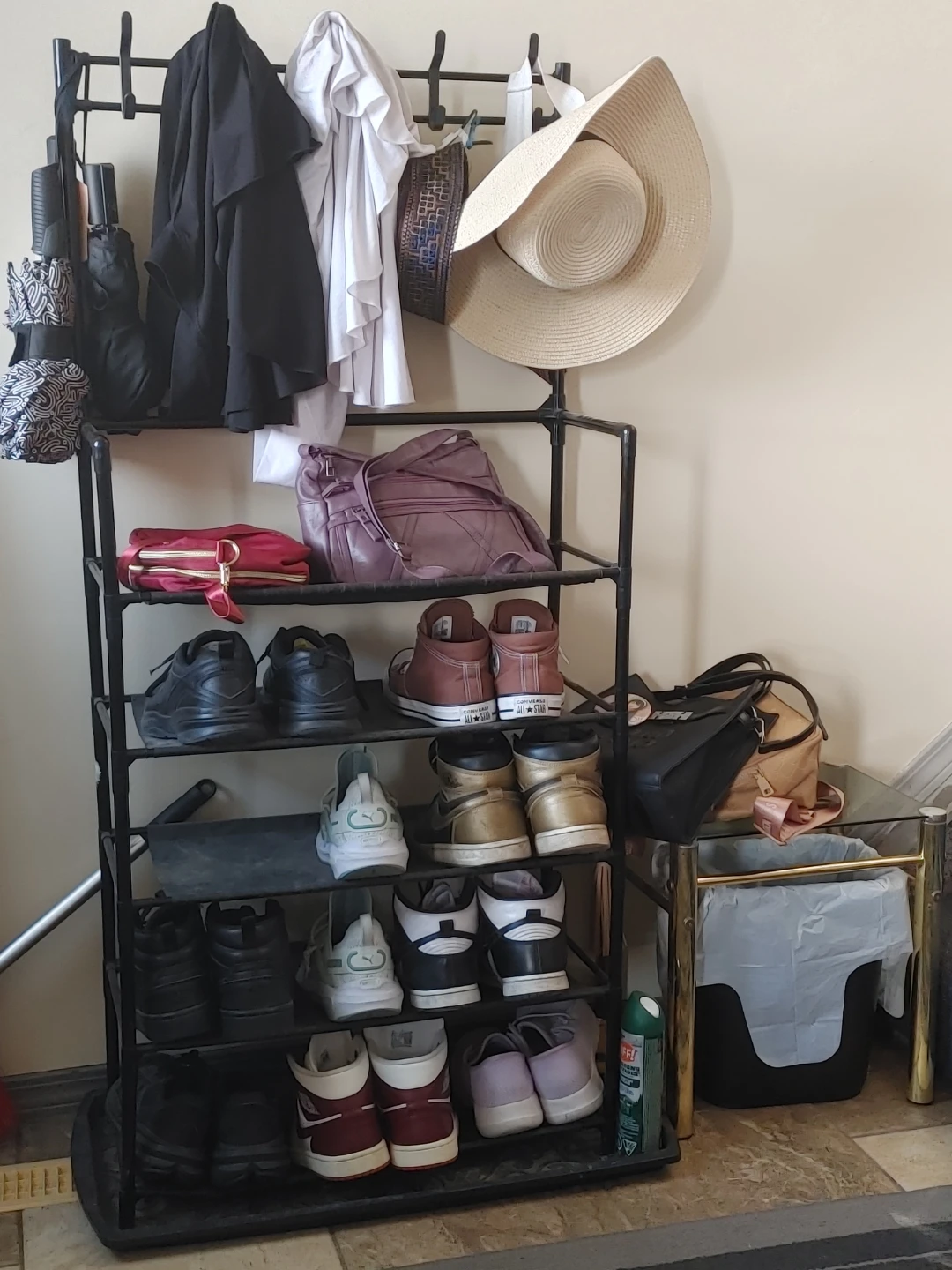 4-Tier Shoe Rack Organizer
