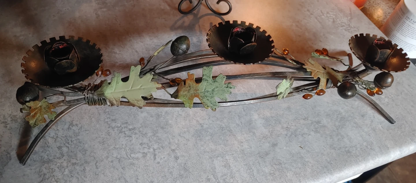Autumn Leaf Candelabra