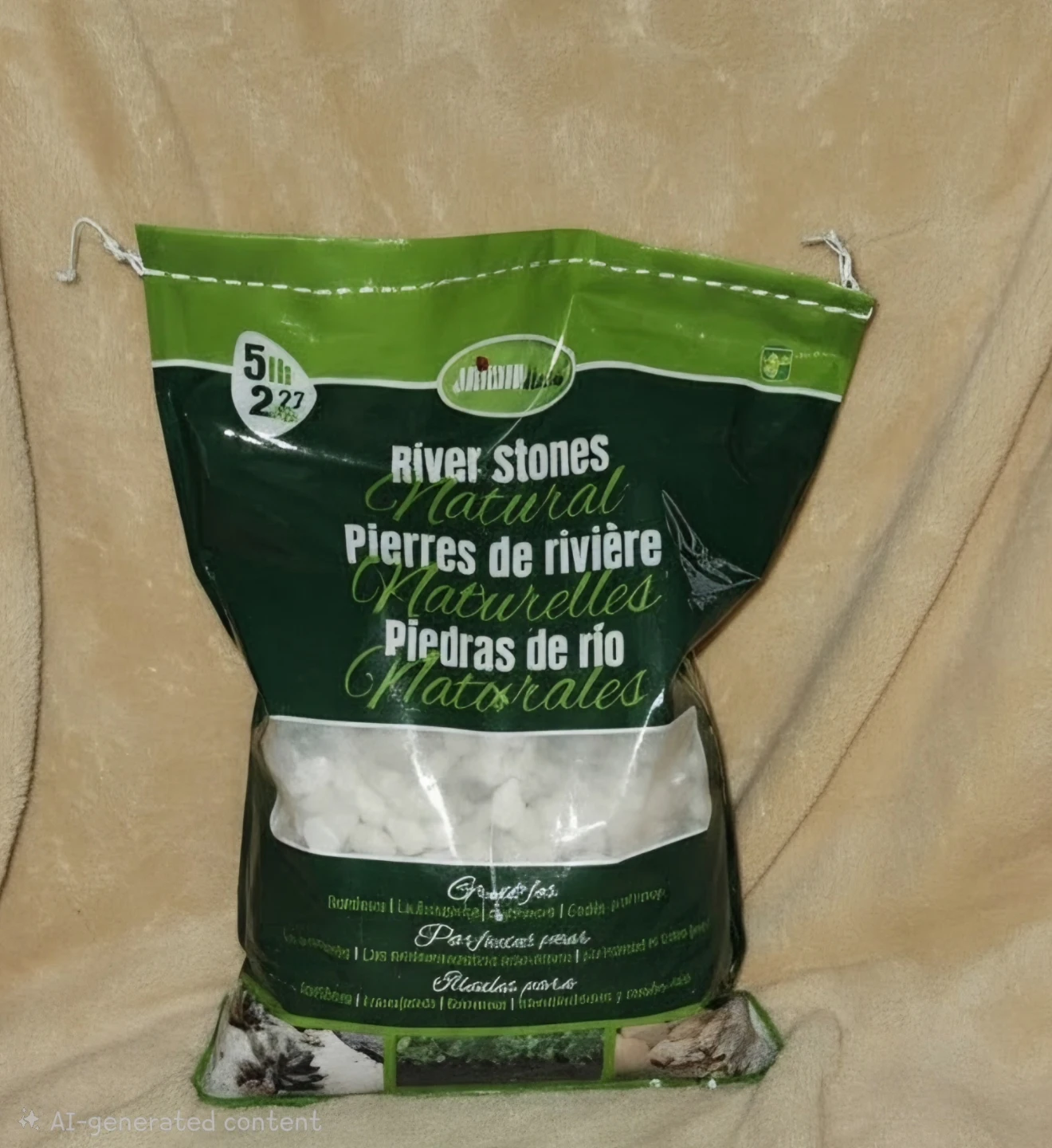 Free 2 bags of Durostone River Stones Natural 5lb Bag
