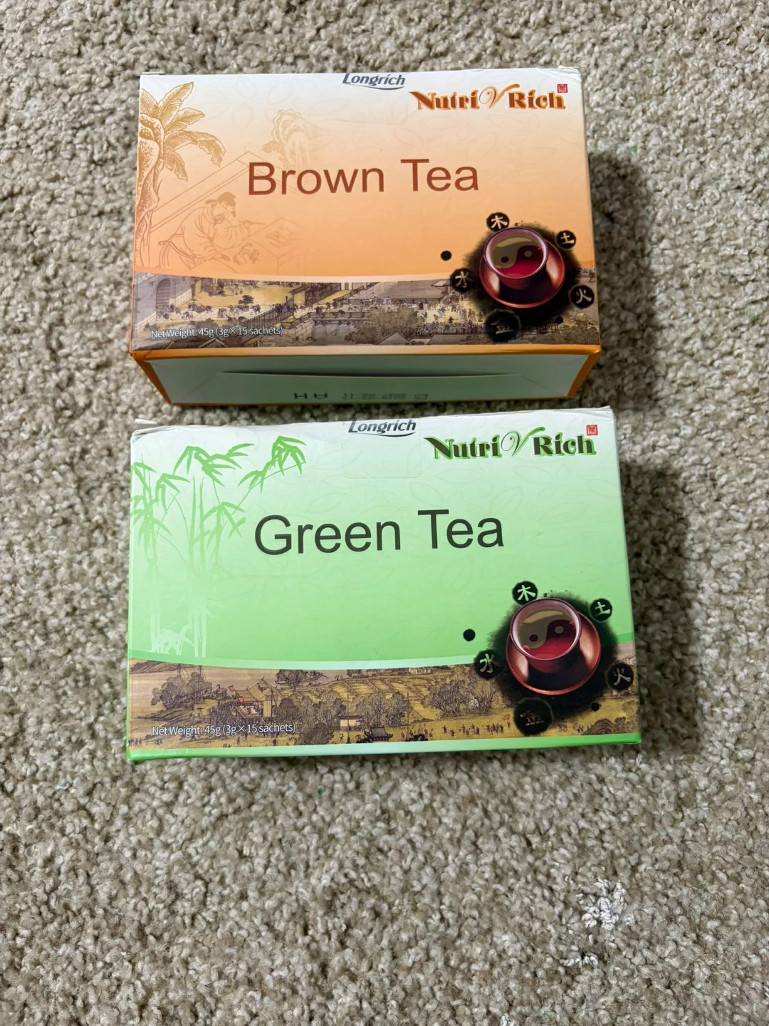 Longrich NutriVRich Green Tea + Brown Tea