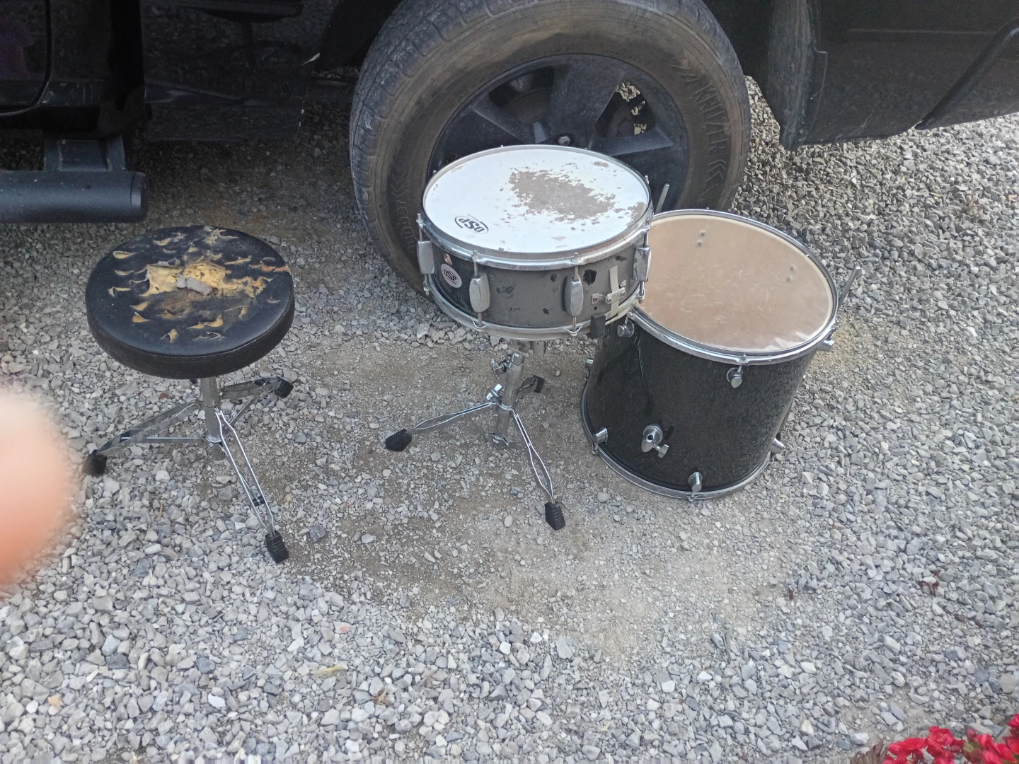 Drum Set with Stool
