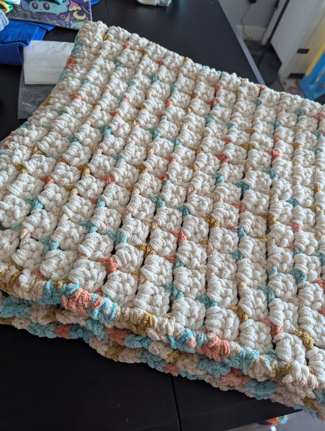 Handmade Crochet Cloud Blanket - photo 2
