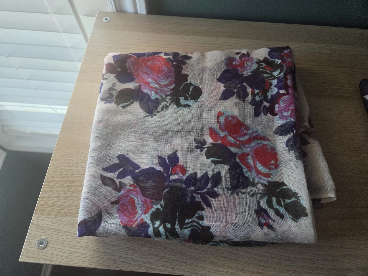 Floral Print Scarf