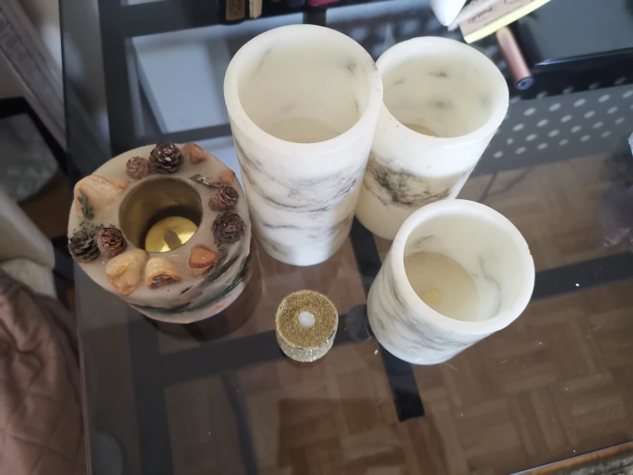 Set of 5 Decorative Candles - photo 2