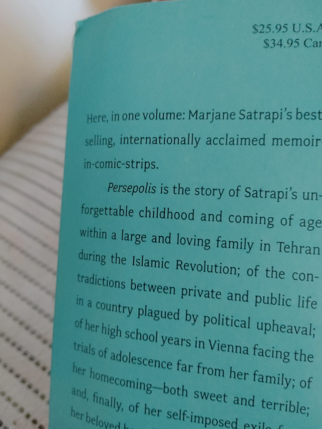 Complete Persepolis Graphic Novel by Marjane Satrapi - photo 3
