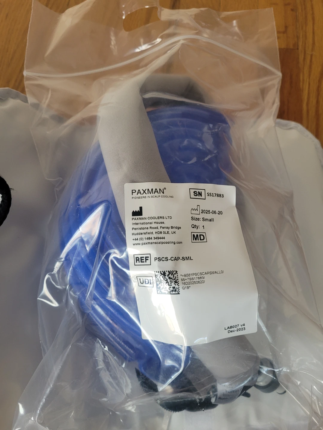Free Paxman Scalp Cooling System PSCS-CAP-SML