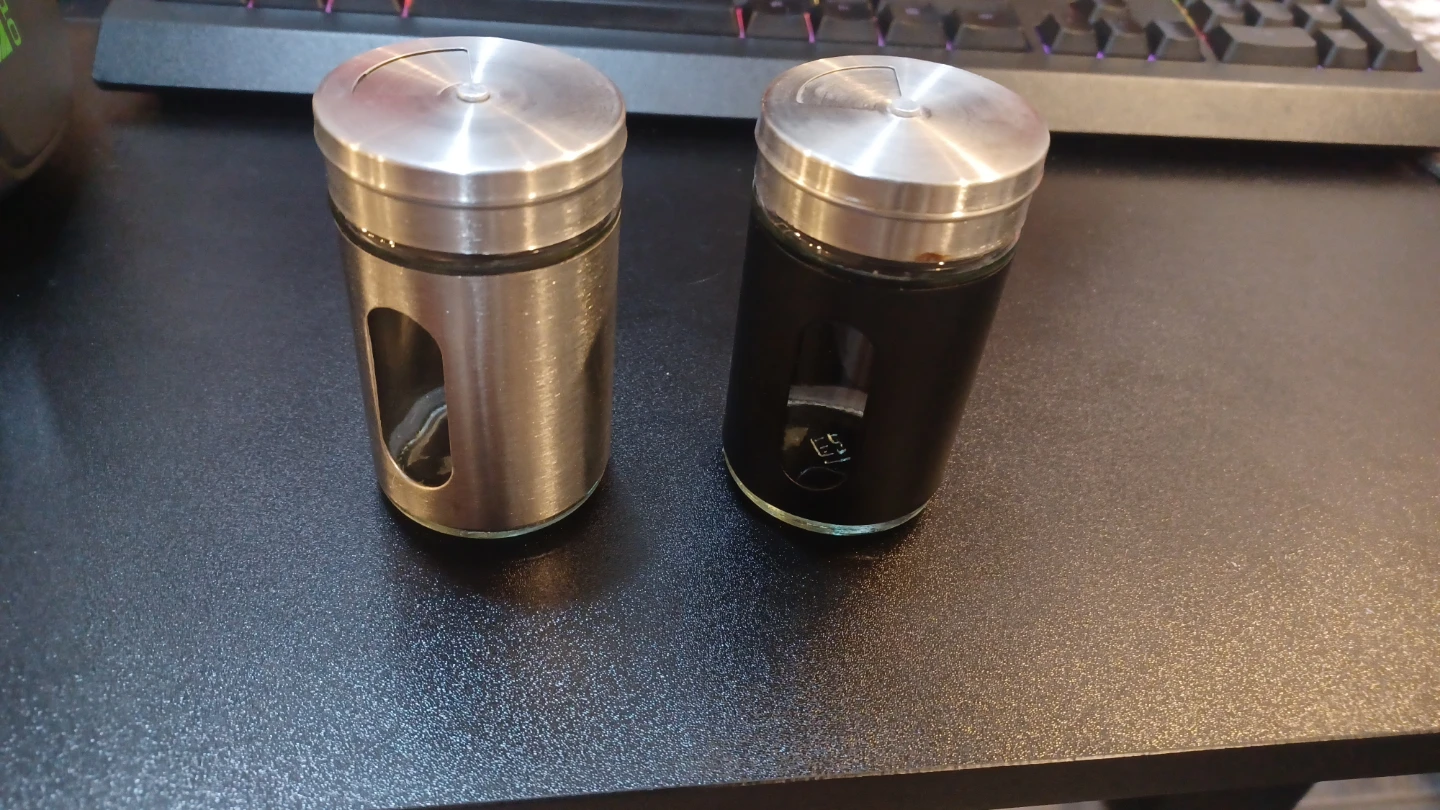Set of 2 Dollarama Spice Jars