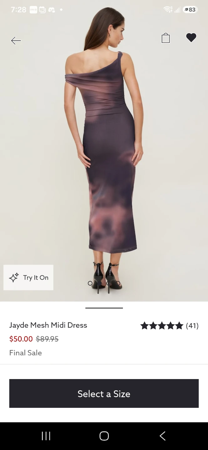 Jayde Mesh Midi Dress - photo 3