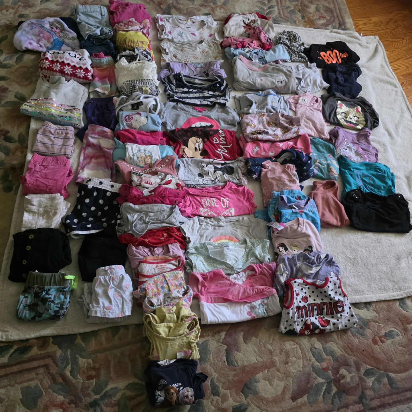 Girls 4/5 T summer clothing lot 80 pieces for 90