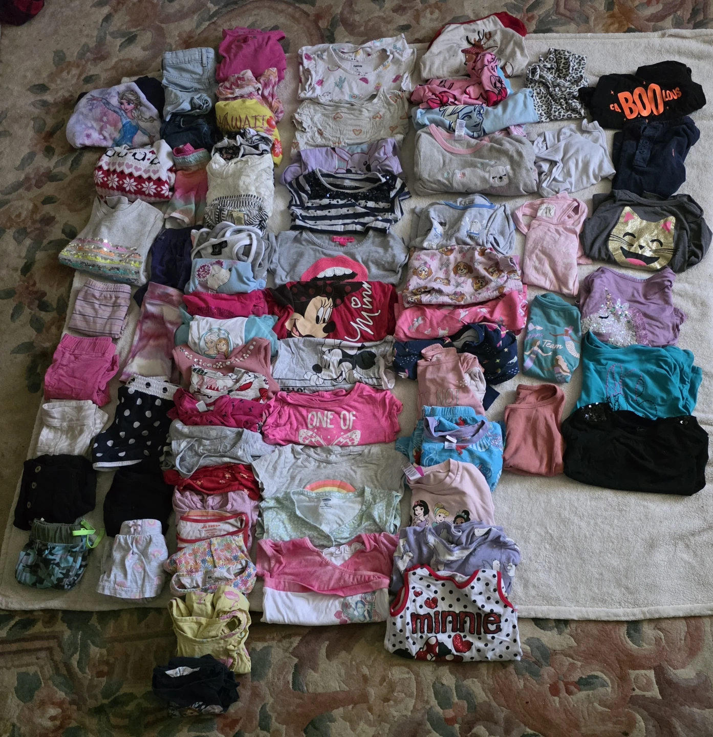 Girls 4/5 T summer clothing lot 80 pieces for 90 - photo 4