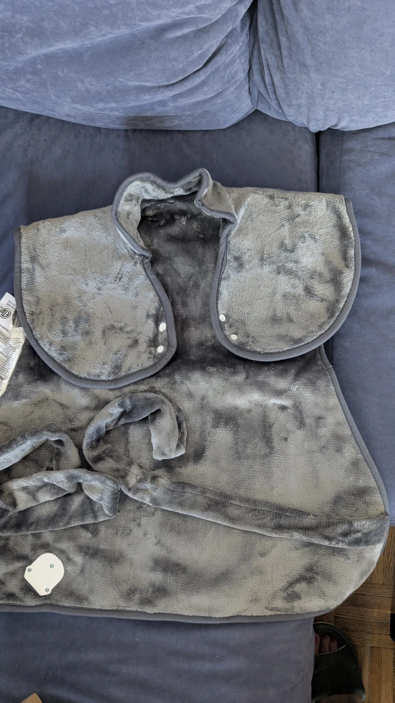 Grey Heating Pad for Neck and Shoulder - photo 2