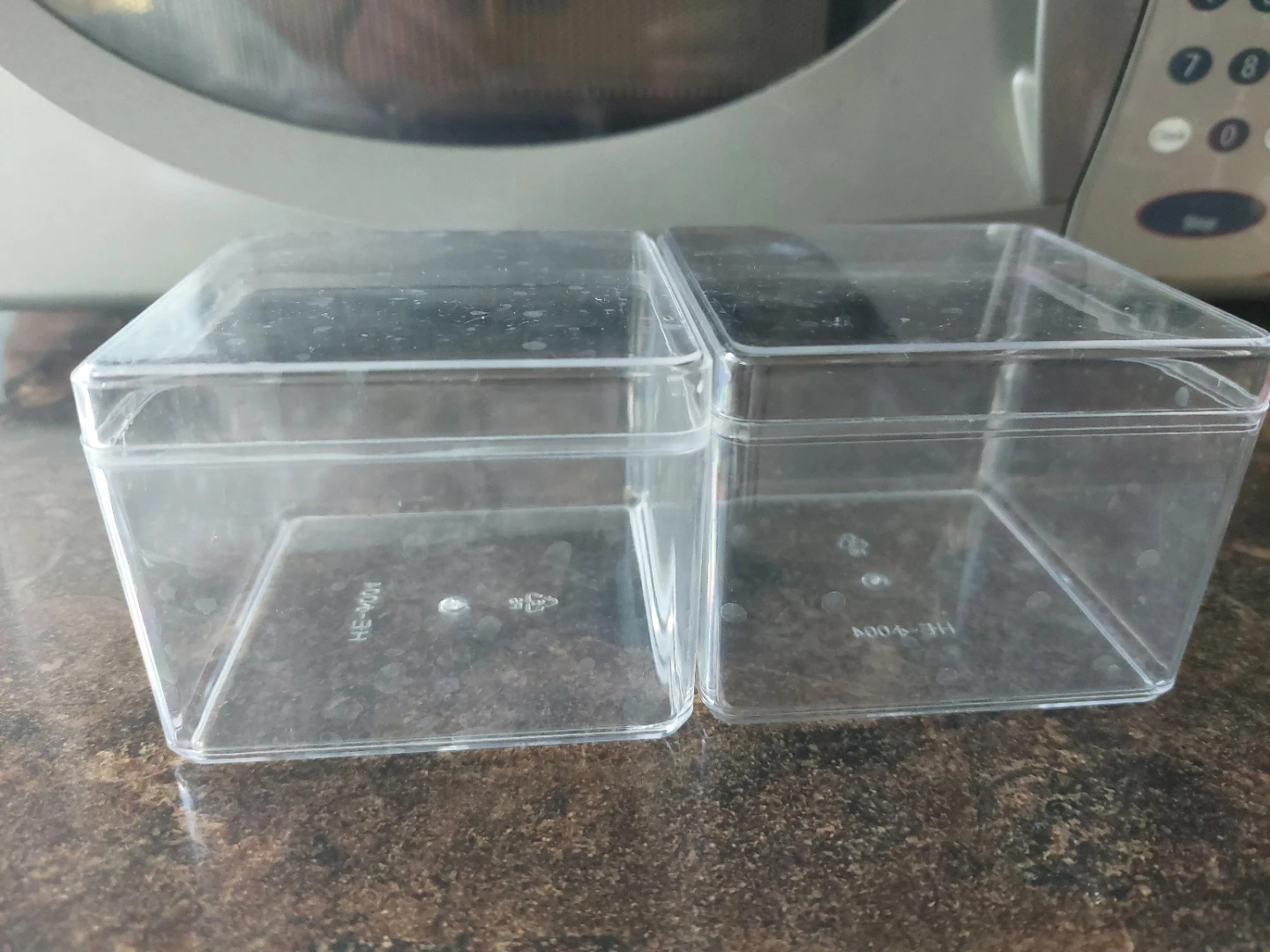 Clear containers