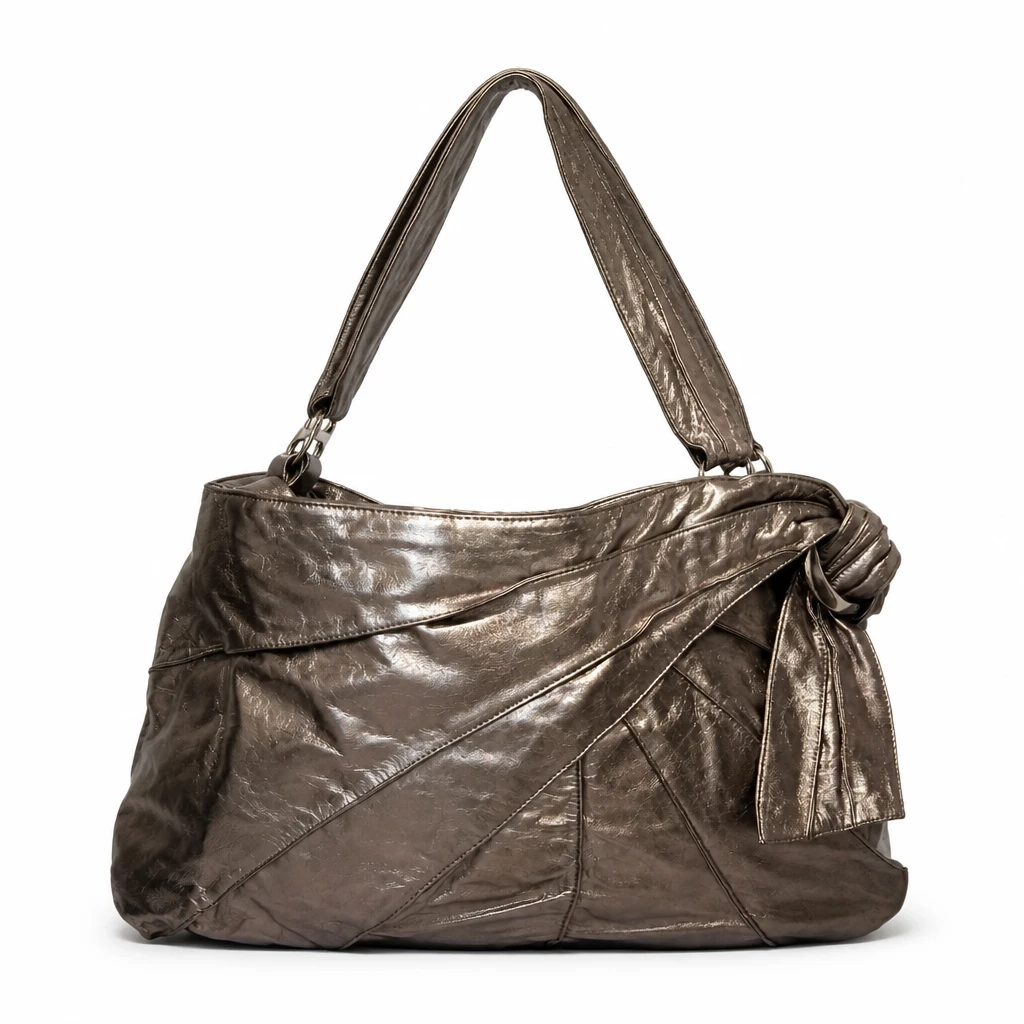 Kooba "Elisha" Shoulder Bag - Metallic Bronze Pewter - photo 3