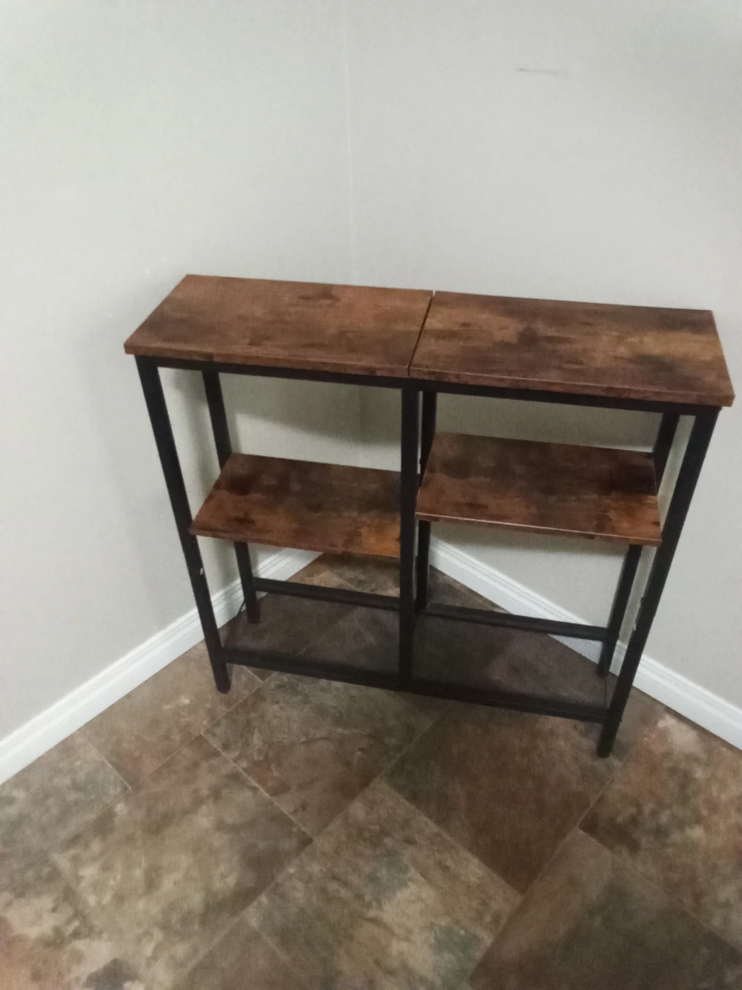 Console Table with 2 Shelves