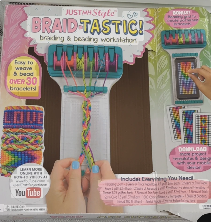 Just My Style Braid-Tastic Braiding & Beading Workstation