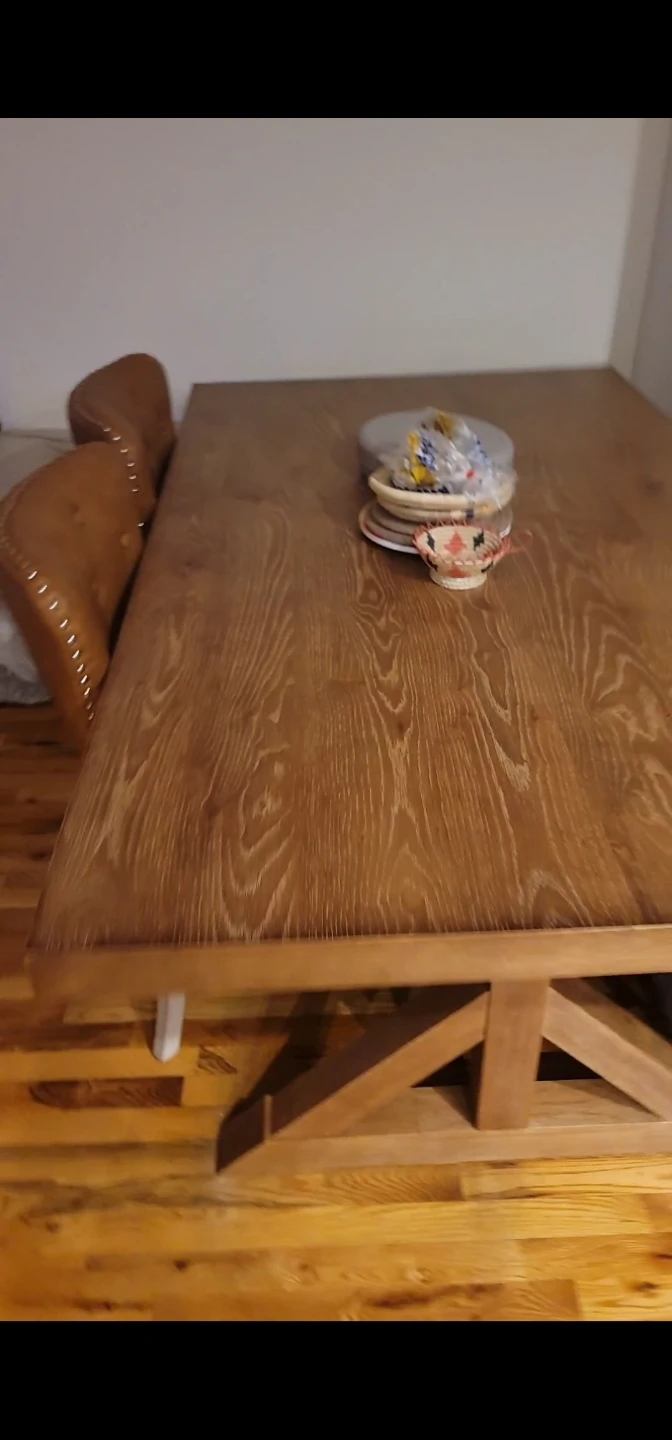 Large Wooden Dining  Table - photo 2
