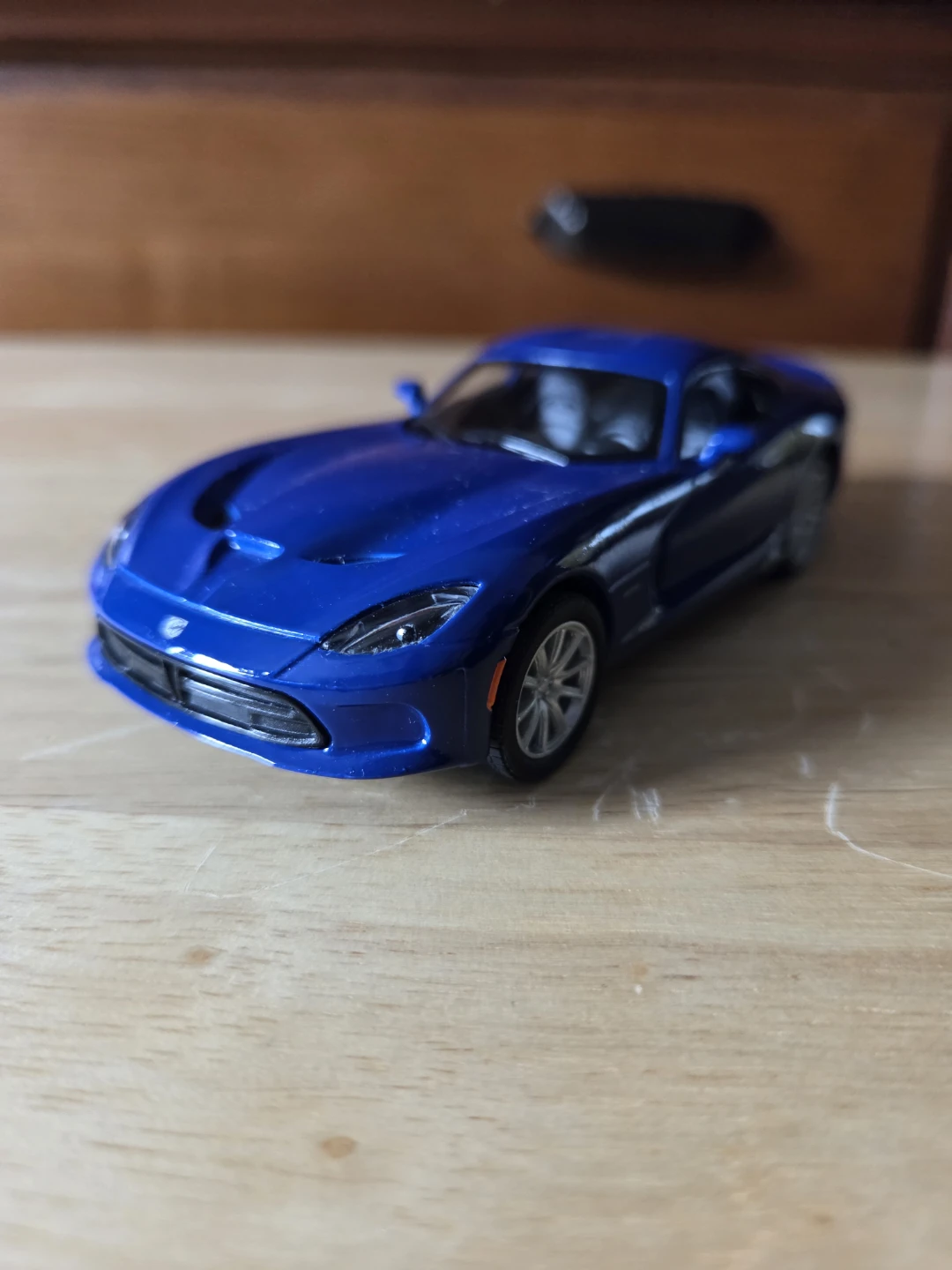 Blue 2013 Dodge Viper SRT Scale 1/36 Toy Car - photo 2