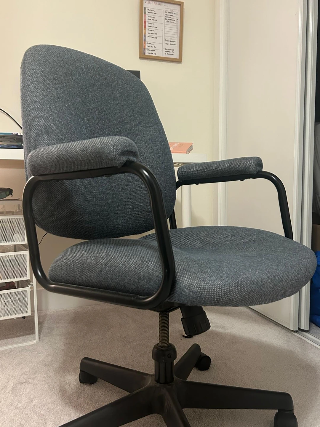 Greyish Blue Office Chair