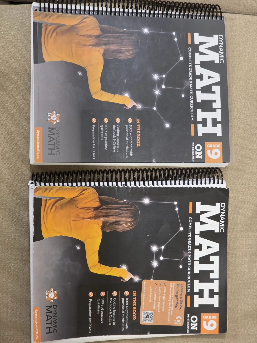 Dynamic Math Grade 9 ON (De-streamed) Workbook - MTH1W