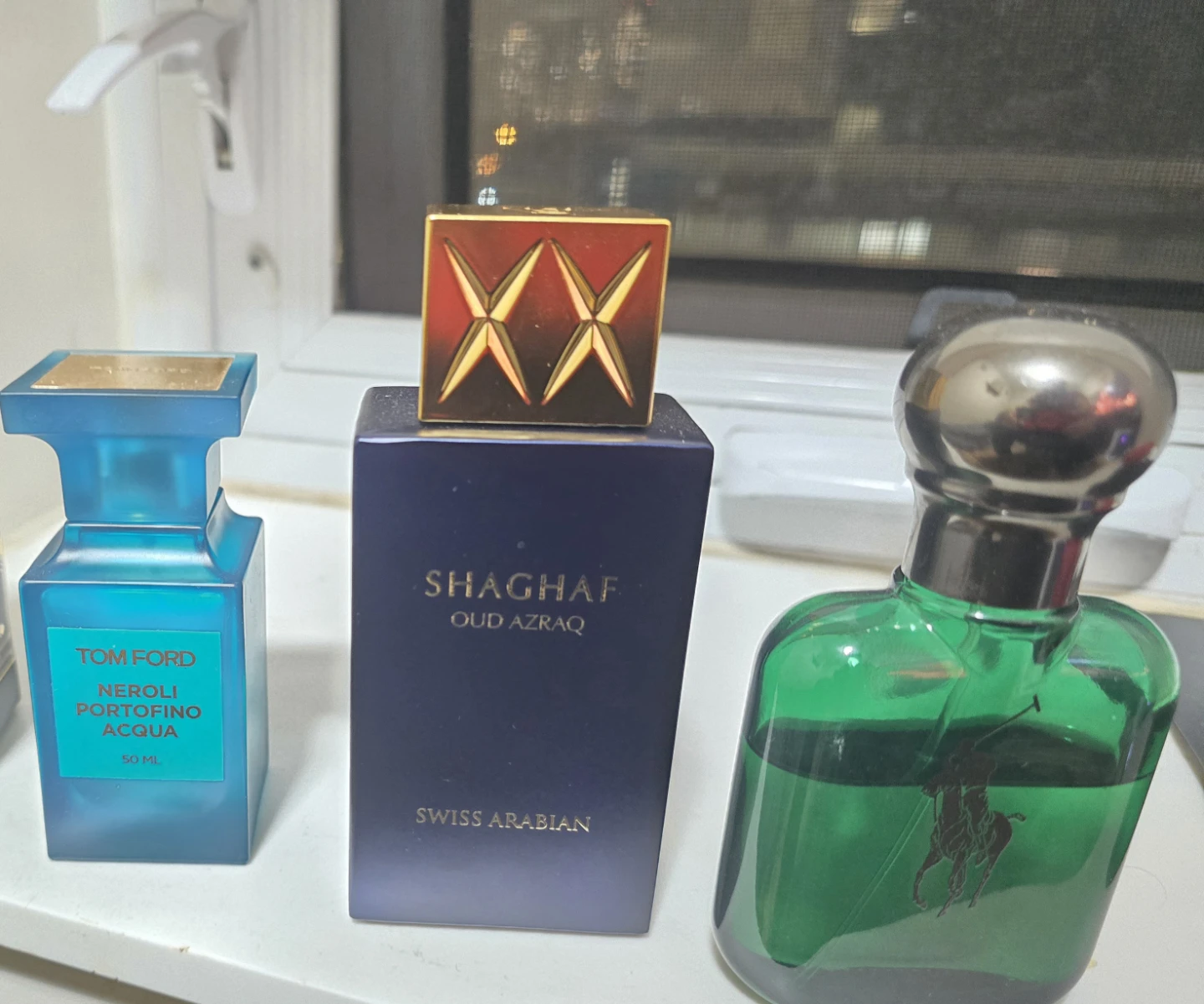 Tom Ford Purfume, Neroli Acqua, Shaghaf Oud, Polo Green