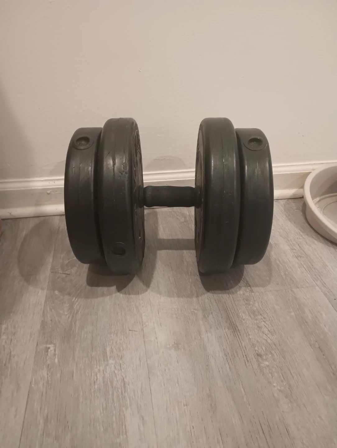 Adjustable Black Dumbbell - photo 3