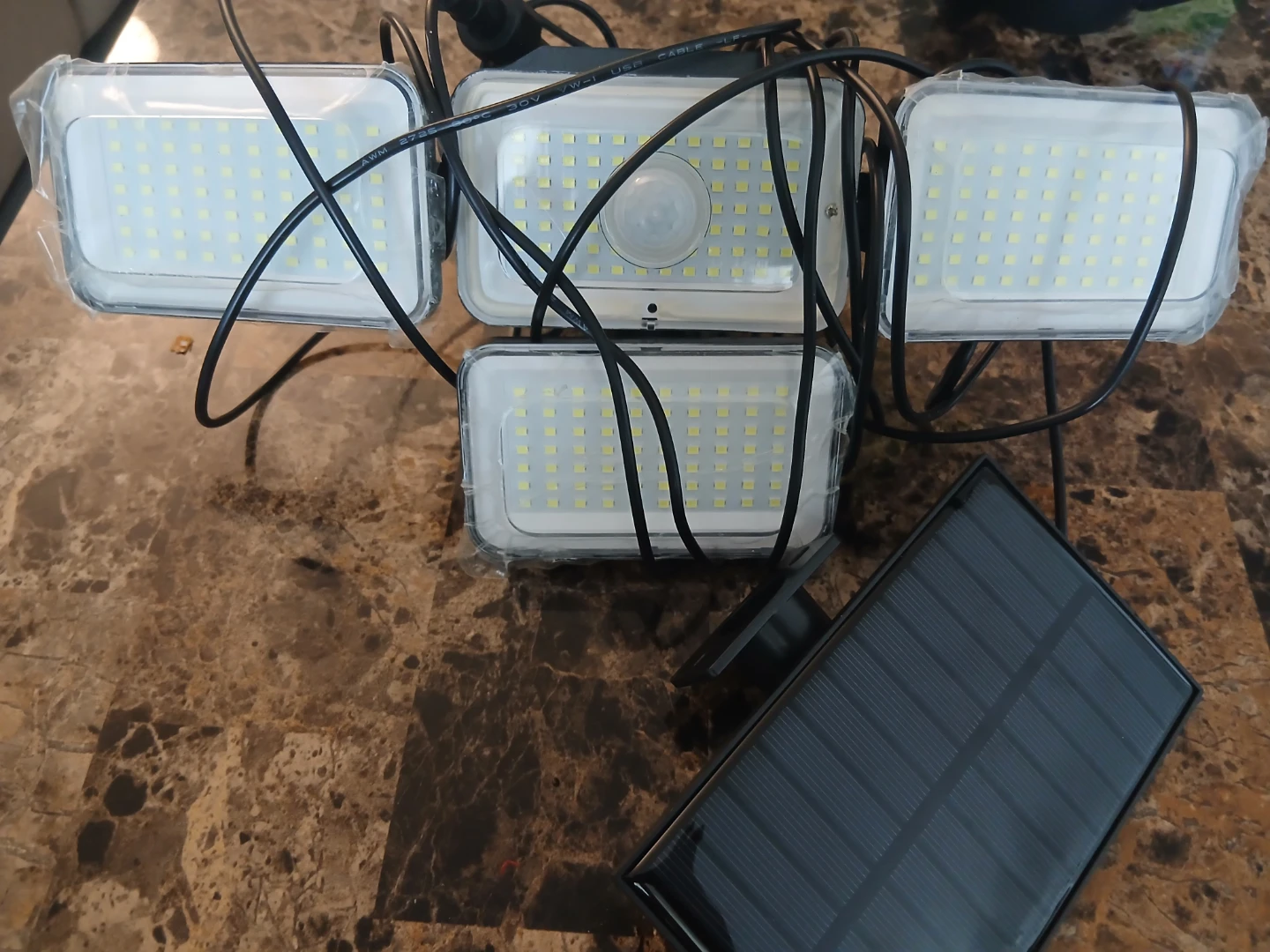 Solar Powered Motion Sensor Security Light